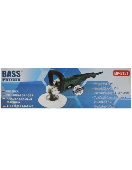 Masina de polisat, Bass Polska,180 mm,1400 W
