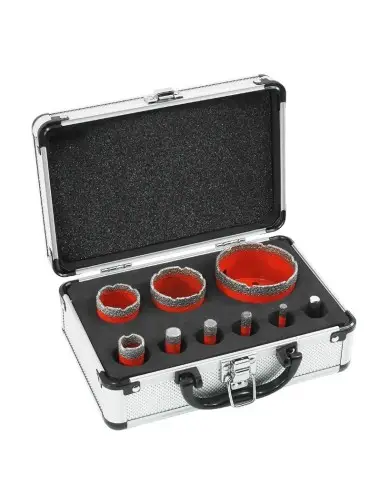 Set carote diamantate, Verke, V05504, 6 buc, 6-68 mm Set carote diamantate, Verke, V05504, 6 buc, 6-68 mm
