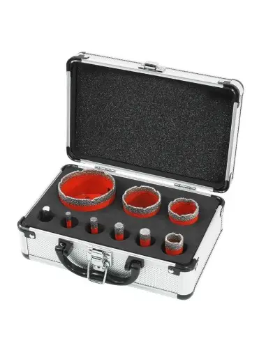 Set carote diamantate, Verke, V05504, 6 buc, 6-68 mm Set carote diamantate, Verke, V05504, 6 buc, 6-68 mm