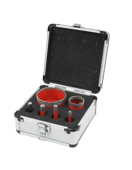 Set carote diamantate, Verke, V05503, 6 buc, 6-68 mm Set carote diamantate, Verke, V05503, 6 buc, 6-68 mm