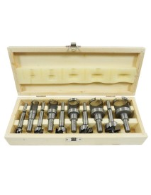 Set 10 freze pentru lemn, Verke, V05066, 15-35 mm
