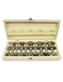 Set 10 freze pentru lemn, Verke, V05066, 15-35 mm