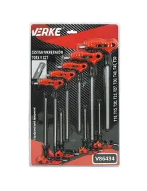 Set 9 surubelnite tip Torx, Verke, V86434