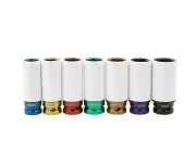 Set 7 chei tubulare, Verke, V86101, de impact, 1/2"