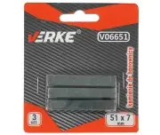 Set 3 pietre pentru honuit, Verke, V06651, 51x7 mm