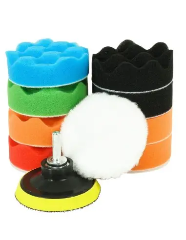 Set 10 piese polish auto profesional, Verke, V08119, 80 mm