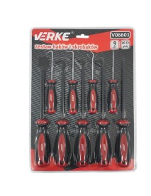 Set carlige cu maner, V06601, 9 buc