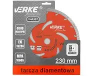 Disc diamantat, Verke, V44307, 230x22,2x10 mm