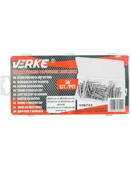 Set stifturi, Verke, V06722, 56 buc