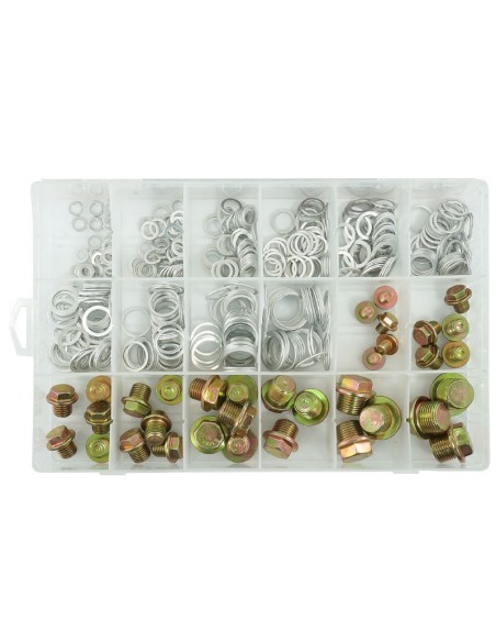 Set saibe, Verke, V06713, 534 buc, aluminiu