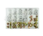 Set saibe, Verke, V06713, 534 buc, aluminiu