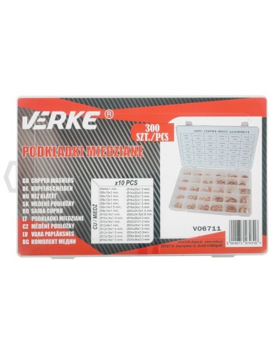 Set saibe cupru, Verke, V06711, 300 buc