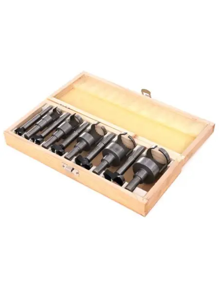 Set carote si freze pentru lemn, Kraft&Dele, KD979, 10 elemente