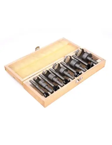 Set carote si freze pentru lemn, Kraft&Dele, KD979, 10 elemente