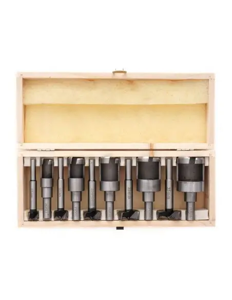 Set carote si freze pentru lemn, Kraft&Dele, KD979, 10 elemente