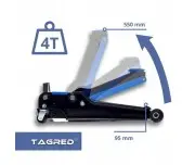 Cauti un Cric Performant? TA288: 2 Pistoane, 4 Tone, Profil Redus