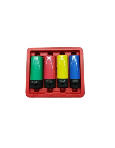 Set 4 chei tubulare impact, Kraft&Dele, KD11751, 1/2" Set 4 chei tubulare impact, Kraft&Dele, KD11751, 1/2"