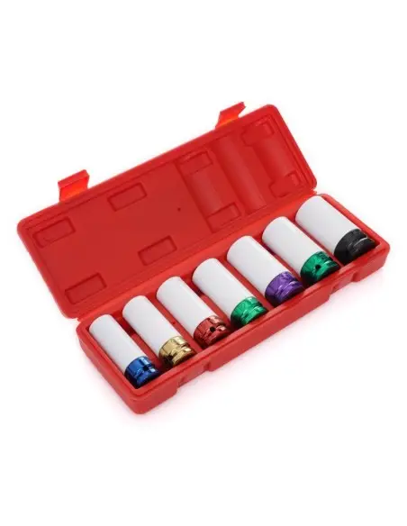 Set 7 chei tubulare impact, Kraft&Dele, KD11752, 1/2" Set 7 chei tubulare impact, Kraft&Dele, KD11752, 1/2"