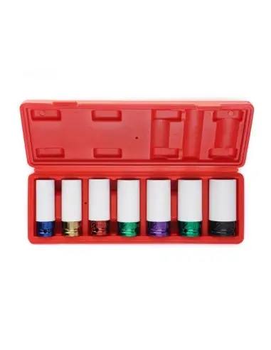 Set 7 chei tubulare impact, Kraft&Dele, KD11752, 1/2" Set 7 chei tubulare impact, Kraft&Dele, KD11752, 1/2"