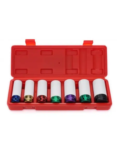 Set 7 chei tubulare impact, Kraft&Dele, KD11752, 1/2" Set 7 chei tubulare impact, Kraft&Dele, KD11752, 1/2"