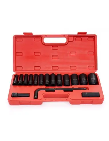 Set 15 chei tubulare impact, Kraft&Dele, KD11755, 1/2" Set 15 chei tubulare impact, Kraft&Dele, KD11755, 1/2"