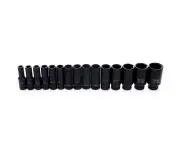 Set 35 chei tubulare impact, Kraft&Dele, KD11756, 1/2"
