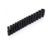 Set 35 chei tubulare impact, Kraft&Dele, KD11756, 1/2"