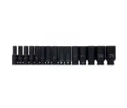 Set 35 chei tubulare impact, Kraft&Dele, KD11756, 1/2"