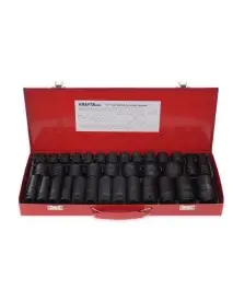 Set 35 chei tubulare impact, Kraft&Dele, KD11756, 1/2"