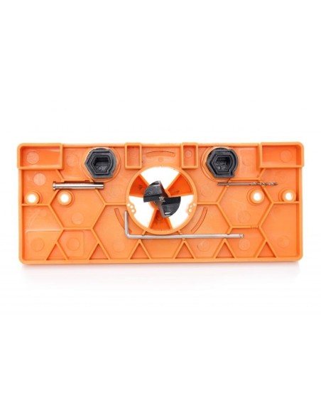 Set ghidaj de gaurire pentru balamale, Kraft&Dele, KD11251, 12 elemente