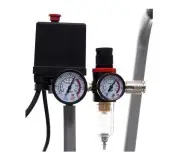 Compresor fara ulei, Kraft&Dele, KD1398, 100 l, 2 x 1500 W