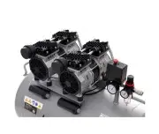 Compresor fara ulei, Kraft&Dele, KD1398, 100 l, 2 x 1500 W
