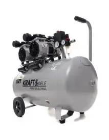 Compresor fara ulei, Kraft&Dele, KD1398, 100 l, 2 x 1500 W