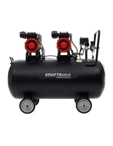 Compresor fara ulei, Kraft&Dele, KD1387, 100 l, 2 x 1500W Compresor fara ulei, Kraft&Dele, KD1387, 100 l, 2 x 1500W