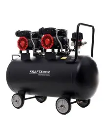 Compresor fara ulei, Kraft&Dele, KD1387, 100 l, 2 x 1500W