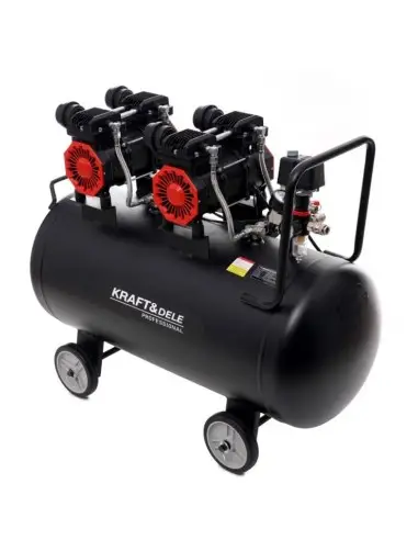 Compresor fara ulei, Kraft&Dele, KD1387, 100 l, 2 x 1500W Compresor fara ulei, Kraft&Dele, KD1387, 100 l, 2 x 1500W