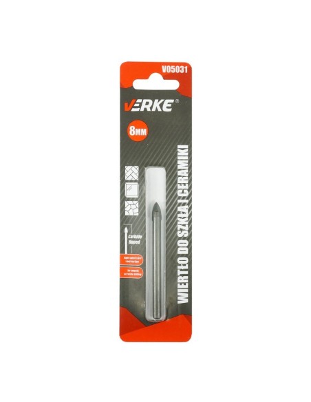Burghiu pentru ceramica si sticla, Verke, V05031, 8mm Burghiu pentru ceramica si sticla, Verke, V05031, 8mm