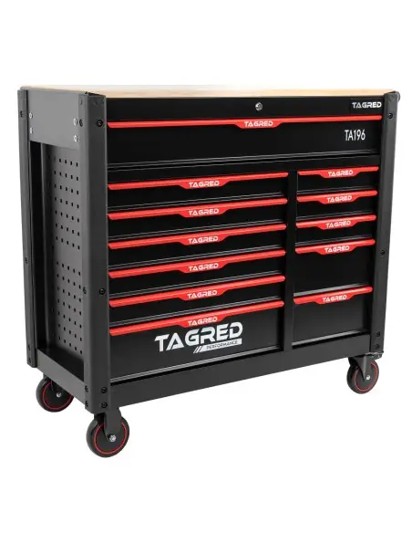 Dulap scule profesional, Tagred, TA196, 12 sertare, 541 piese
