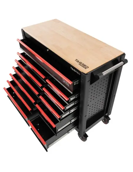 Dulap scule profesional, Tagred, TA196, 12 sertare, 541 piese