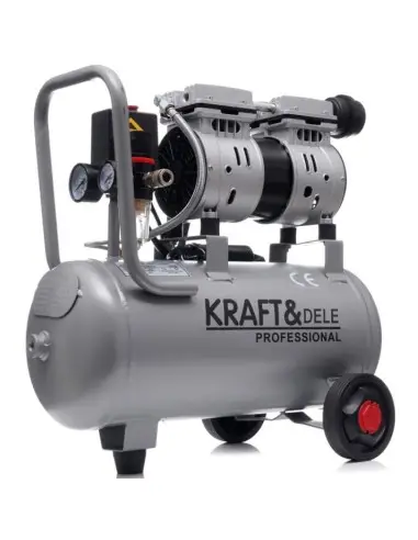 Compresor silentios fara ulei, Kraft&Dele KD1395, 1200W, 24L