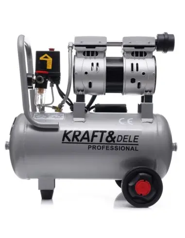 Compresor silentios fara ulei, Kraft&Dele KD1395, 1200W, 24L