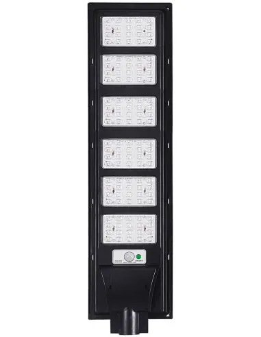 Lampa solara exterior, Baug, 2200w, senzor de miscare, telecomanda
