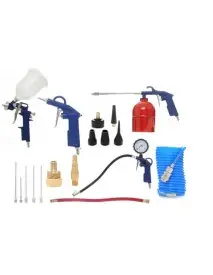 Set pneumatic pentru vopsire, Kraft&dele, 18 piese, KD2100