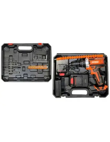 Trusa bormasina cu acumulator, Kraft&dele, 2x baterii 20v, 30Nm, KD3086