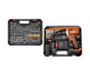 Trusa bormasina cu acumulator, Kraft&dele, 2x baterii 20v, 30Nm, KD3086