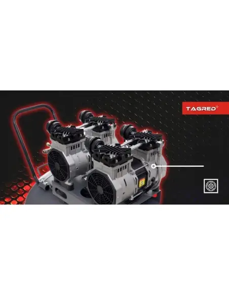 Compresor aer 24l fara ulei, Tagred profesional, 2.4 cp, 10bari,218l/min, Ta3383