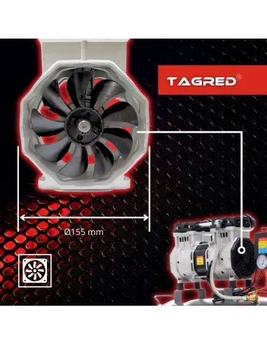 Compresor aer fara ulei, Tagred, 10... Compresor aer fara ulei, Tagred, 10...