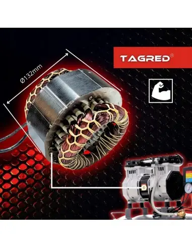 Compresor aer fara ulei, Tagred, 10... Compresor aer fara ulei, Tagred, 10...