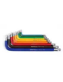 Set de imbusuri colorate, TORX, 9 piese,Kraft&Dele KD11930
