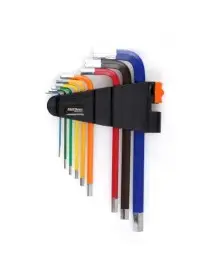 Set de imbusuri colorate, Kraft&Dele, 9 piese, KD11931